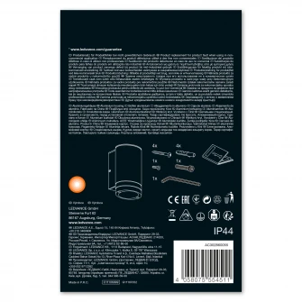 Aplica de exterior Ledvance Endura Beam Ga Wall Down, GU10, 35W, IP44, Aluminiu, Gri inchis