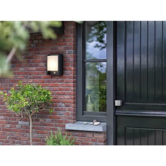 Aplica exterior cu senzor Philips Arbour 1x6W Led, Antracit