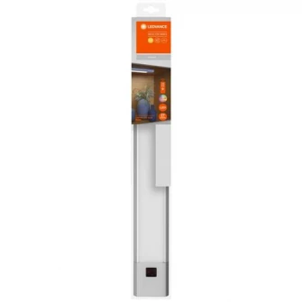 Aplica LED RGBW Ledvance Linear, cu telecomanda, 6W, 350 lm, A+, lumina alba calda/colorata, IP20, montaj aplicat, 500 mm, Aluminiu, Gri
