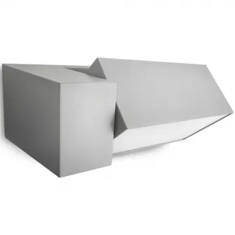 Aplica pentru exterior Philips Border, E27, 42W, IP44, 9.3x26.8x14.8cm, Aluminiu, Gri