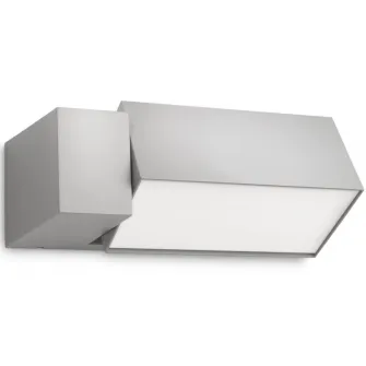 Aplica pentru exterior Philips Border, E27, 42W, IP44, 9.3x26.8x14.8cm, Aluminiu, Gri