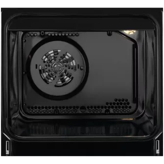 Aragaz AEG CCB56491BW, Vitroceramica, 4 zone de gatit, SteamBake, AirFry, Timer cu display electronic, Grill, Clasa A, 50 cm, Alb