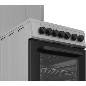 Aragaz Arctic AMG5612GTCLXN, Mixt , 4 arzatoare, Cuptor Electric, 8 Functii, Autocuratate Catalitica, Aqua Drop Clean, Timer, Safty Plus, Clasa A, 50 cm, Inox