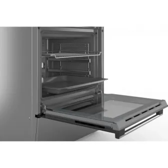 Aragaz, BOSCH, HKR39C250, 2 zone de gatit, 66 l, Argintiu