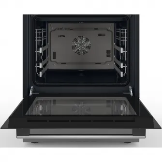 Aragaz Bosch HLS59D351, Electric, Plita inductie, 4 zone gatit , Control electronic, Cuptor electric, 66 L, Grill, Autocuratare EcolClean + hidrolitica, 3D Hotair, 2 suporti telescopici, sertar depozitare, Timer, 60 cm, Inox