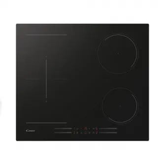 Aragaz Candy CTP644MCBB/1, 7200 W, 4 zone de gatit, control tactil, 9 niveluri de putere, negru