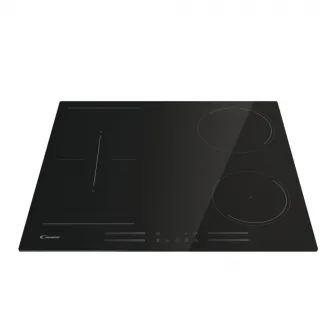 Aragaz Candy CTP644MCBB/1, 7200 W, 4 zone de gatit, control tactil, 9 niveluri de putere, negru