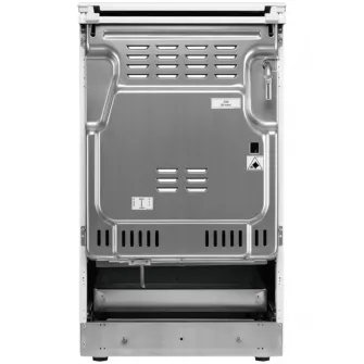 Aragaz Electrolux LKK520032W, Mixt, 4 arzatoare , Siguranta plita, Aprindere integrata, Cuptor electric, SteamBake, AirFry, Timer, Grill electric, Clasa A, 50 cm, Alb