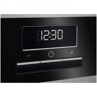 Aragaz Electrolux LKR540267W, Electric, Vitroceramica, 4 zone de gatit, Raft BBQ, Timer electronic, Grill, Iluminare cuptor, Clasa A, 50 cm, Alb