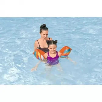 Aripioare inot Bestway Swim Safe - Colorify ToughLite, L/XL, 30 x 15 cm