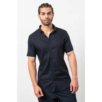 ARMANI EXCHANGE, Camasa cu maneci scurte, Albastru ultramarin, XL