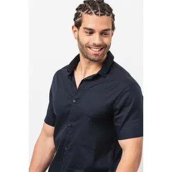 ARMANI EXCHANGE, Camasa cu maneci scurte, Albastru ultramarin, L