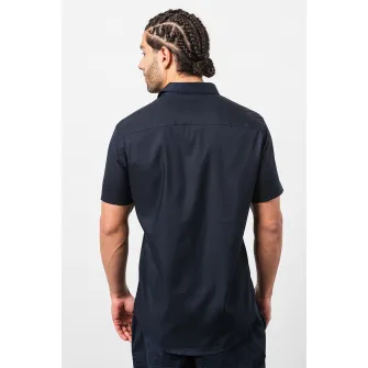 ARMANI EXCHANGE, Camasa cu maneci scurte, Albastru ultramarin, 2XL