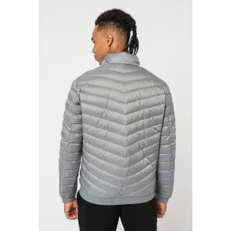 ARMANI EXCHANGE, Geaca cu umplutura de puf si aspect matlasat, Gri, S