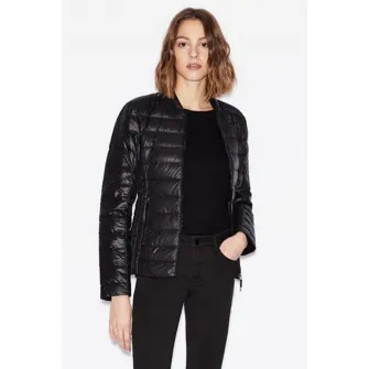 ARMANI EXCHANGE, Geaca matlasata cu vatelina, Negru, S
