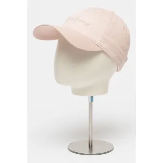 ARMANI EXCHANGE, Sapca baseball din bumbac cu capsa pe partea din spate, Roz pal