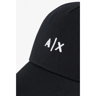 ARMANI EXCHANGE, Sapca cu logo brodat, Negru