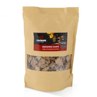 Aschii de afumare Landmann, lemn de stejar cu aroma de vin rosu, 500 g