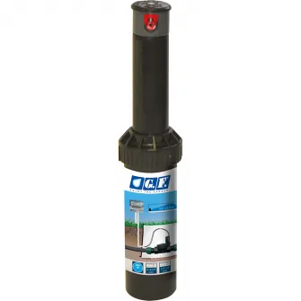 Aspersor telescopic subteran Turbine GF Garden,unghi variabil 40 - 360 grade,distanta udare variabila 5 - 9 m,5 duze interschimbabile,conexiune 1/2