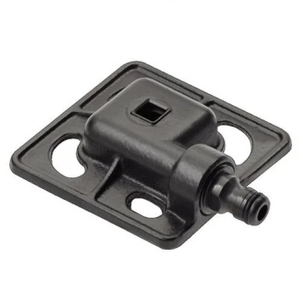 Aspersor universal stationar patrat Fiskars 1023664, corp din metal, rezistent la rugina