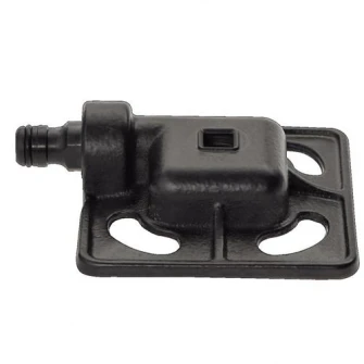 Aspersor universal stationar patrat Fiskars 1023664, corp din metal, rezistent la rugina