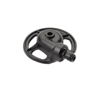 Aspersor universal stationar rotund Fiskars 1023663, corp din metal, rezistent la rugina