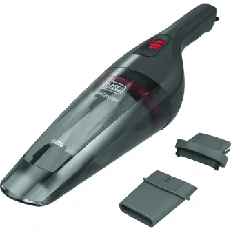 Aspirator auto BlackDecker NVB12AV, alimentare 12V, 5 accesorii incluse
