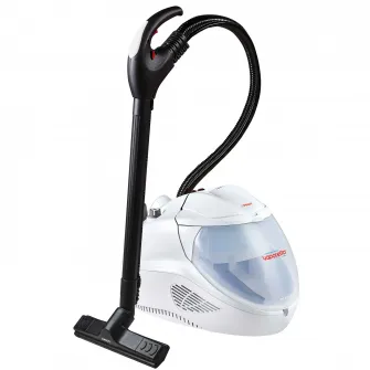 Aspirator cu abur Polti Vaporetto Lecoaspira FAV 30, 2450 W, 4 bar, 90 g/min, functie de spalare / uscare si filtrare prin apa, Alb