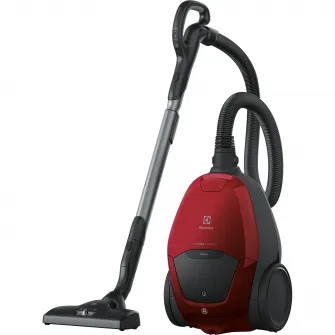 Aspirator cu sac Electrolux Pure D8 PD82-ANIMA, 600W, Clasa A+, functia SMART, telecomanda, afisaj digital, 57 dB(A), Kit pentru animale de casa, Chilli Red