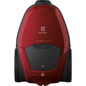 Aspirator cu sac Electrolux Pure D8 PD82-ANIMA, 600W, Clasa A+, functia SMART, telecomanda, afisaj digital, 57 dB(A), Kit pentru animale de casa, Chilli Red