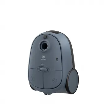 Aspirator cu sac ELECTROLUX Seria 600 EB61C4DB, max 850 W, eficienta filtrare 99,99%, perie multisuprafete, perie parchet, perie Turbo, duza 3-in-1, 73 dB, albastru denim