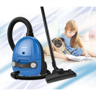 Aspirator cu sac Heinner HVC-M700BL, 700 W, sac hartie, 1.5 L, tub plastic, Albastru