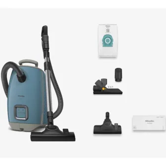 Aspirator cu sac Miele Guard L1 12559710, 890 W, 3,5 l, 75 dB, albastru