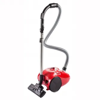 Aspirator cu sac Rowenta Compact Power parquet RO3953EA, 750W, Clasa A, Tub telescopic din metal, Sac Hygiene+, Rosu