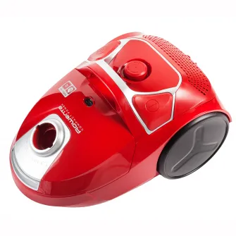 Aspirator cu sac Rowenta Compact Power parquet RO3953EA, 750W, Clasa A, Tub telescopic din metal, Sac Hygiene+, Rosu