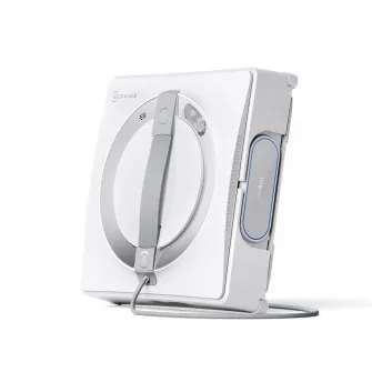 Aspirator de curatat geamuri WINBOT W2 PRO Ecovacs, tehnologie WIN-SLAM 4.0, putere de aspirare2800Pa, capacitate rezervor apa 60ml, pad microfibra, 7 moduri de curatare, baterie 2600mAh, alb