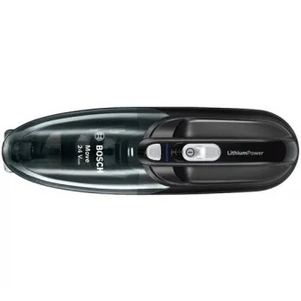 Aspirator de mana Bosch BHN24L, 24 V Li-Ion, Autonomie 45 min, 2 trepte de putere, Negru