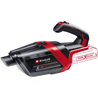 Aspirator de mana pe acumulator Einhell Expert TE-HV 18/06 Li-Solo Power X-Change 18 V, putere de aspirare de 72 mbar, inclusiv duza pentru spatii inguste, duza pentru tapiterie, duza pentru podea, recipient de praf de 0,6 L, fara acumulator/incarcator