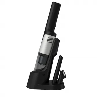 Aspirator de mana ROWENTA X-touch AC9736WO, autonomie 10 min, 2 accesorii, recipient 200ml, grialb