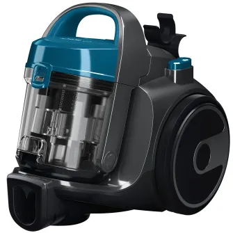 Aspirator fara sac Bosch BGS05A220, 700 W, 1.5 l, 3 A, Filtru igienic PureAir, Negru/Albastru