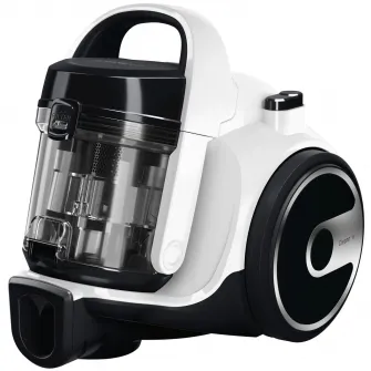 Aspirator fara sac Bosch BGS05A222, 3A, 700W, 1.5 l, filtru EPA 12, perie multifunctionala, perie parchet, Alb