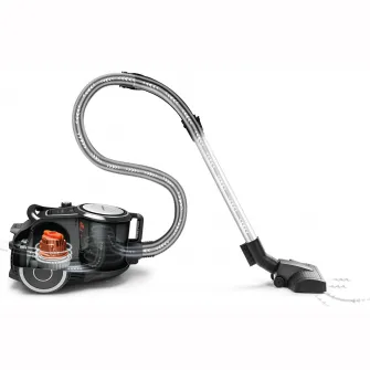 Aspirator fara sac Bosch BGS41FAM, 600 W, 2.4 l, Sistem Quatro Power  Easy Clean, Filtru Hepa, Petrol
