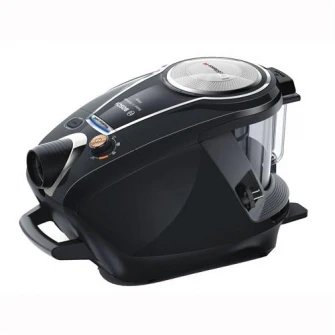 Aspirator fara sac Bosch BGS7MS64, 3 l, Filtru HEPA lavabil, Filtru Inteligent SelfClean System cu autocuratare, Smart Sensor Control Negru