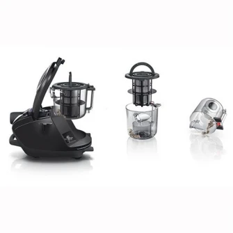 Aspirator fara sac Bosch BGS7MS64, 3 l, Filtru HEPA lavabil, Filtru Inteligent SelfClean System cu autocuratare, Smart Sensor Control Negru