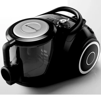 Aspirator fara sac Bosch ProSilence BGS41SIL66, capacitate 2.4 L, sistem EasyClean, Tehnologie Smart Sensor Control, 600 W, negru