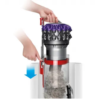 Aspirator fara sac Dyson Big Ball Parquet 2 228566-01, 600 W, tehnologie 2-Tier Radial Root Cyclone™, tehnologie Big Ball™, 35 de cicloni, 4 accesorii, gri