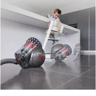 Aspirator fara sac Dyson Big Ball Parquet 2 228566-01, 600 W, tehnologie 2-Tier Radial Root Cyclone™, tehnologie Big Ball™, 35 de cicloni, 4 accesorii, gri