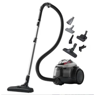 Aspirator fara sac Electrolux EL61A4UG, 700 W, 1,6 l, filtrare in 6 trepte, filtru Hygiene 12 lavabil, perie ParkettoPro, perie Turbo, Animal Kit, gri