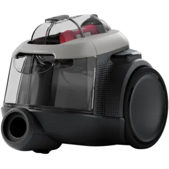 Aspirator fara sac Electrolux EL61A4UG, 700 W, 1,6 l, filtrare in 6 trepte, filtru Hygiene 12 lavabil, perie ParkettoPro, perie Turbo, Animal Kit, gri