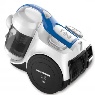 Aspirator fara sac Heinner HVC-MC700WB, 700 W, 2 L, Hepa 10, Albastru/Alb